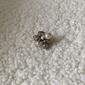 Pearl and Metal Ring